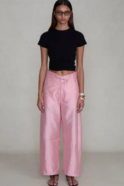 Chan Luu Techno Taffeta Barre Pant Roe
