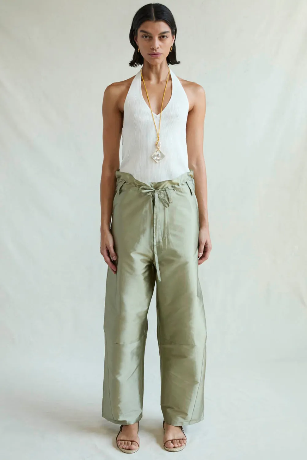 Chan Luu Techno Taffeta Barre Pant age