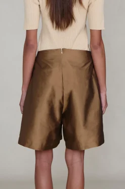 Chan Luu Techno Taffeta ong hort Bronze