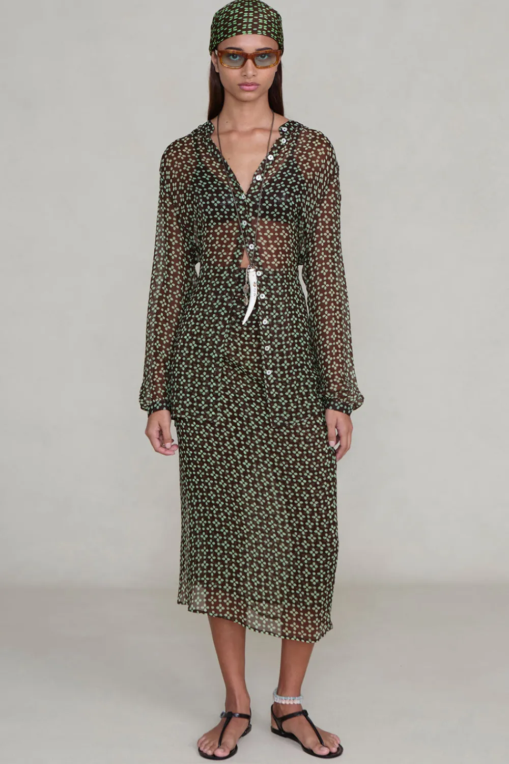 Chan Luu Tethered Button Up hirt Epreo