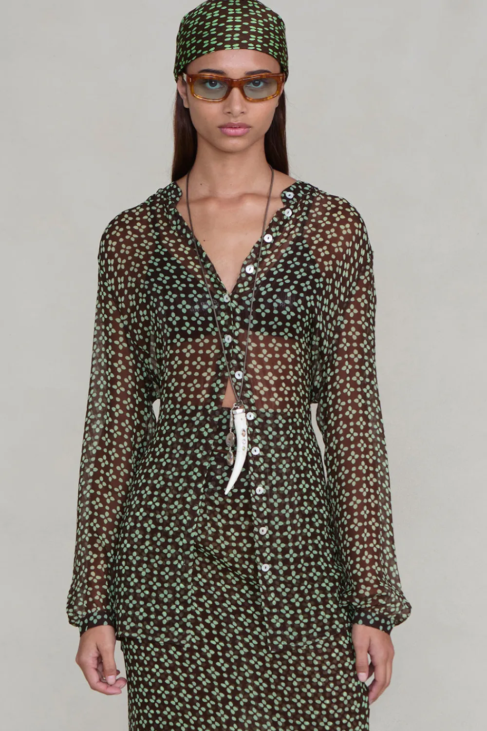 Chan Luu Tethered Button Up hirt Epreo