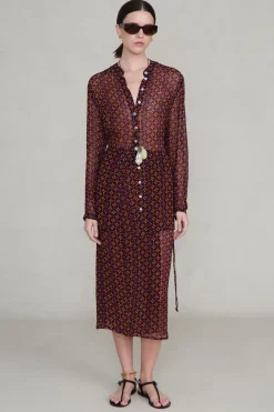 Chan Luu Tethered Button Up hirt Pu