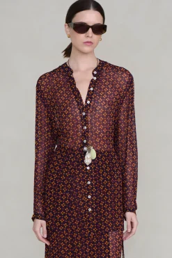 Chan Luu Tethered Button Up hirt Pu