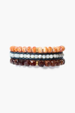 Chan Luu Trinity Bracelet Set Sunset