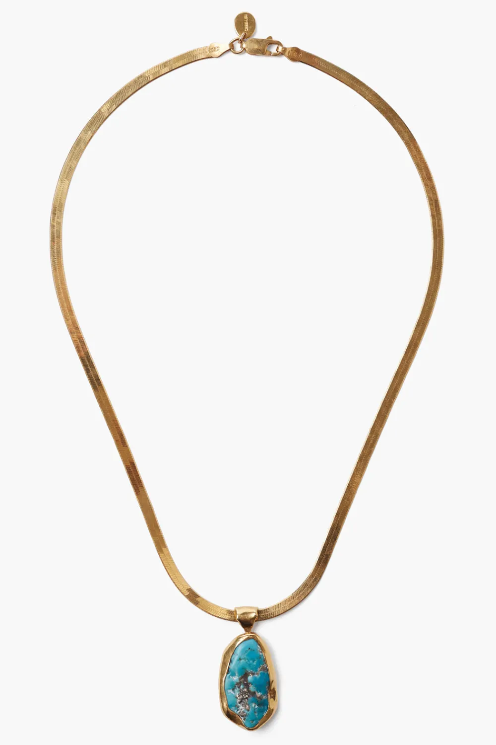 Chan Luu Turquoise Totem Herringbone Necklace
