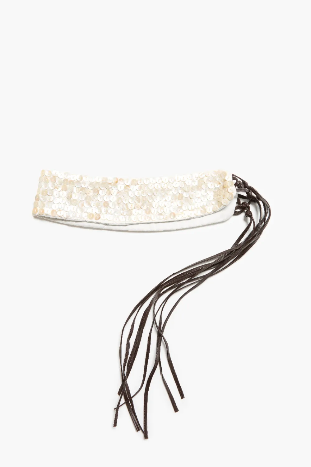 Chan Luu Ultra Wide Waist Belt Shell Button
