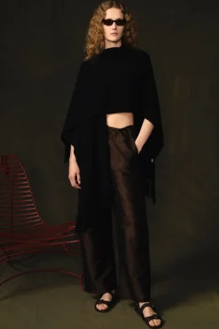 Chan Luu Woo Cahere Knit Cape Back