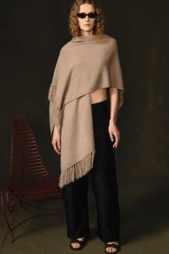 Chan Luu Woo Cahere Knit Cape and