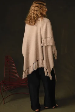 Chan Luu Woo Cahere Knit Cape and